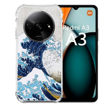 Coque Renforcée Pour Xiaomi Redmi A3 Peinture La Grande Vague