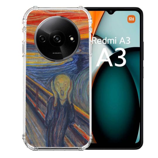 Coque Renforcée Pour Xiaomi Redmi A3 Peinture Le Cri