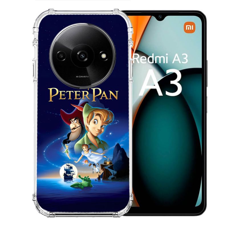 Coque Renforcée Pour Xiaomi Redmi A3 Peter Pan Affiche