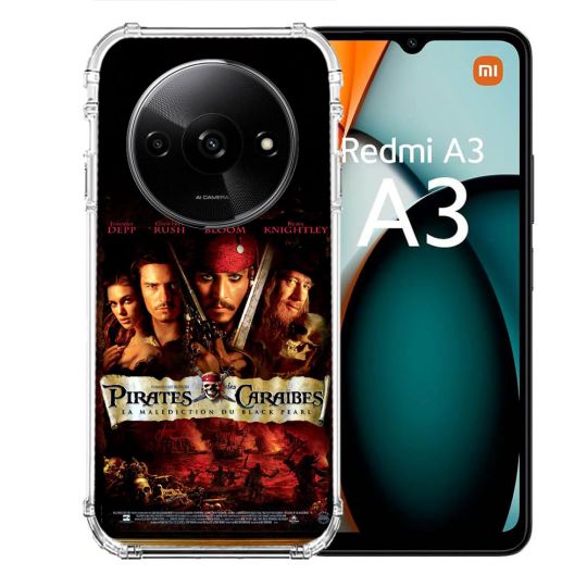 Coque Renforcée Pour Xiaomi Redmi A3 Pirate Des Caraibes