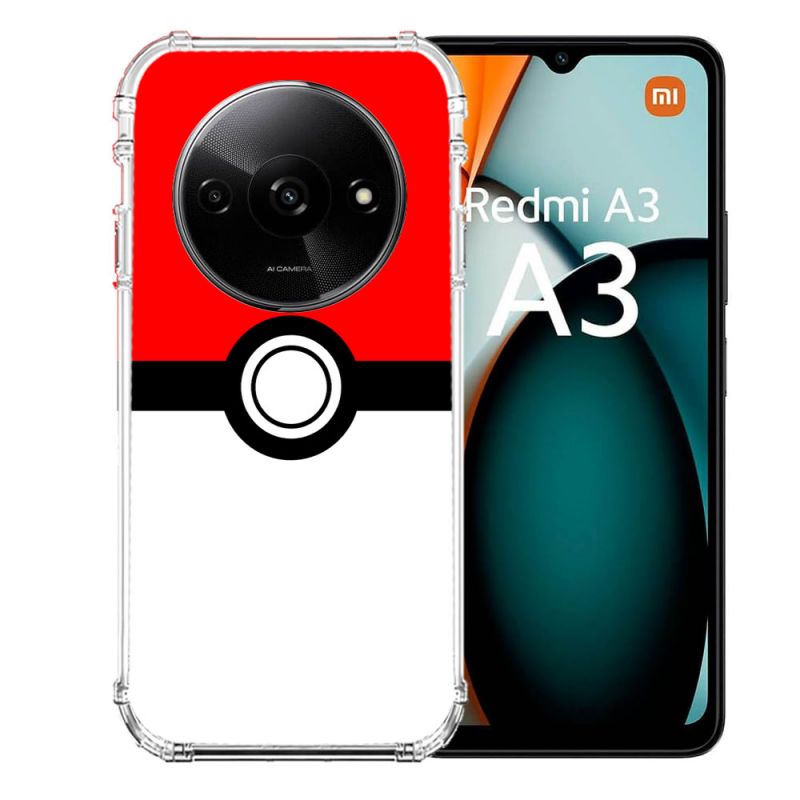 Coque Renforcée Pour Xiaomi Redmi A3 Pokemon Pokeball