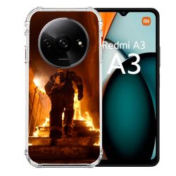 Coque Renforcée Pour Xiaomi Redmi A3 Pompier Escalier