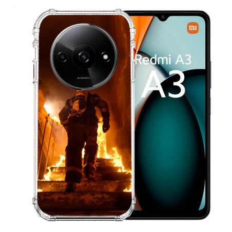 Coque Renforcée Pour Xiaomi Redmi A3 Pompier Escalier
