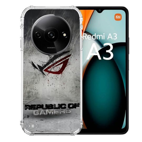 Coque Renforcée Pour Xiaomi Redmi A3 ROG Gris