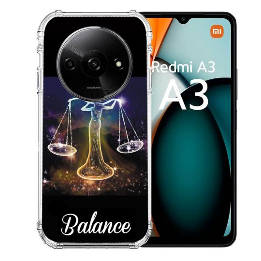Coque Renforcée Pour Xiaomi Redmi A3 Signe Zodiaque 2 Balance