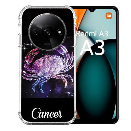 Coque Renforcée Pour Xiaomi Redmi A3 Signe Zodiaque 2 Cancer
