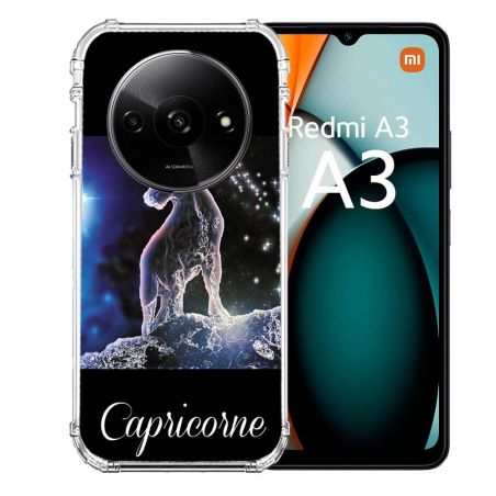 Coque Renforcée Pour Xiaomi Redmi A3 Signe Zodiaque 2 Capricorne
