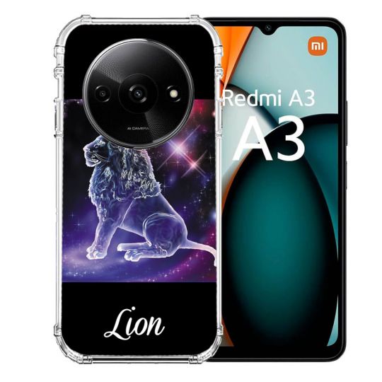 Coque Renforcée Pour Xiaomi Redmi A3 Signe Zodiaque 2 Lion