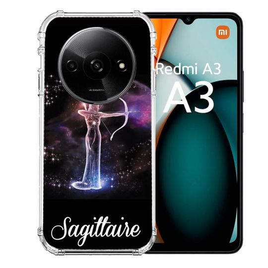 Coque Renforcée Pour Xiaomi Redmi A3 Signe Zodiaque 2 Sagittaire