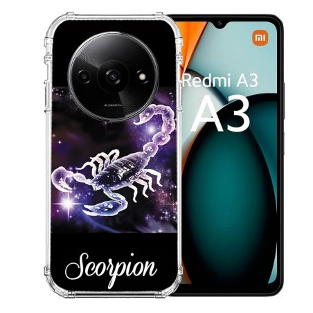 Coque Renforcée Pour Xiaomi Redmi A3 Signe Zodiaque 2 Scorpion