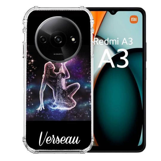Coque Renforcée Pour Xiaomi Redmi A3 Signe Zodiaque 2 Verseau
