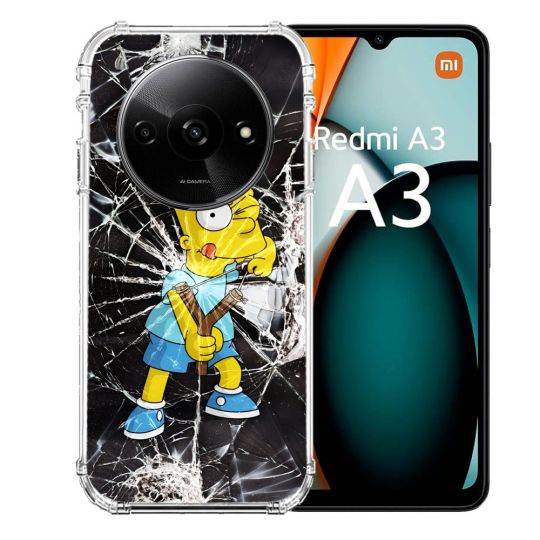 Coque Renforcée Pour Xiaomi Redmi A3 Simpson Bart