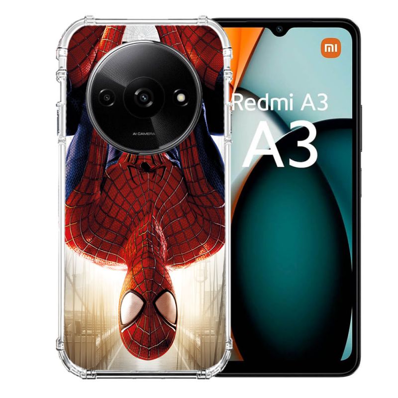 Coque Renforcée Pour Xiaomi Redmi A3 Spiderman Invers