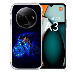 Coque Renforcée Pour Xiaomi Redmi A3 Sport Cyclisme Bleu