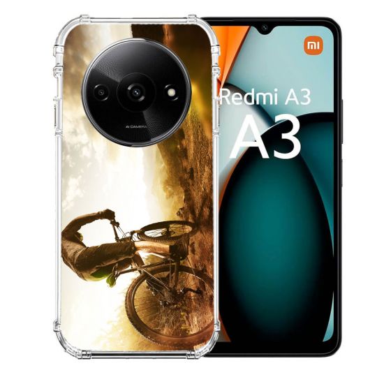 Coque Renforcée Pour Xiaomi Redmi A3 Sport VTT Soleil