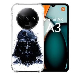 Coque Renforcée Pour Xiaomi Redmi A3 Star Wars - Dark Vador Blanc