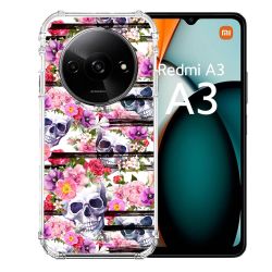 Coque Renforcée Pour Xiaomi Redmi A3 Tete de Mort Pattern