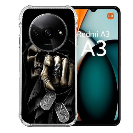 Coque Renforcée Pour Xiaomi Redmi A3 Tete de Mort Your Next