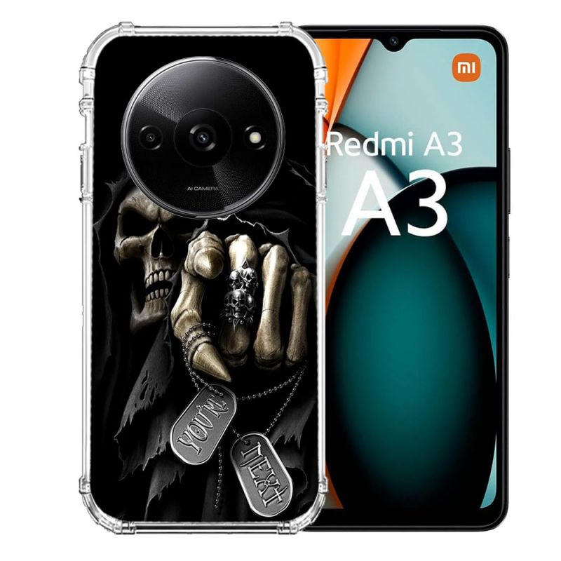 Coque Renforcée Pour Xiaomi Redmi A3 Tete de Mort Your Next