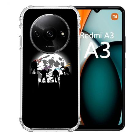 Coque Renforcée Pour Xiaomi Redmi A3 Tortue Ninja Ombre