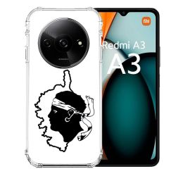 Coque Renforcée Pour Xiaomi Redmi A3 Voyage Corse Blanc