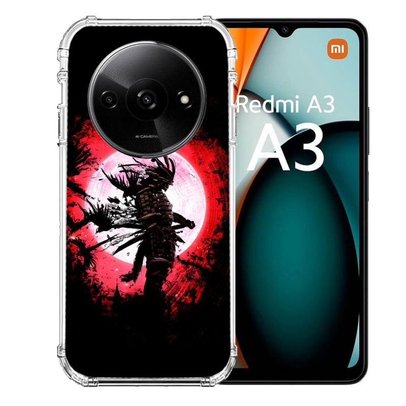 Coque Renforcée Pour Xiaomi Redmi A3 Voyage Japon Samourai