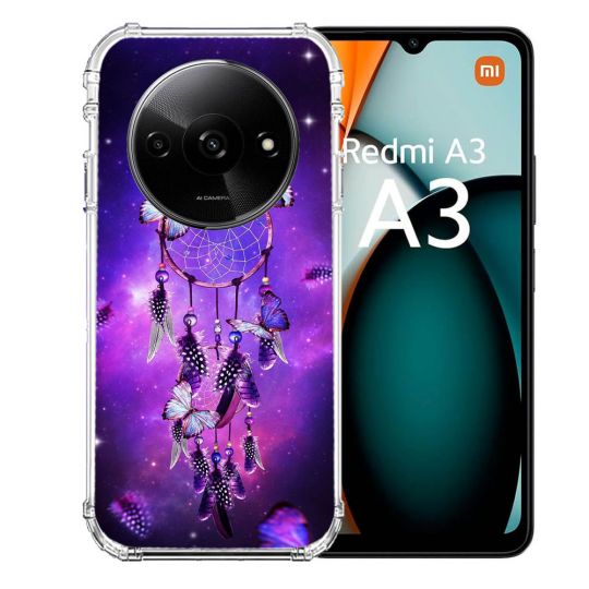 Coque Renforcée Pour Xiaomi Redmi A3 Zen Attrape Reve Papillon