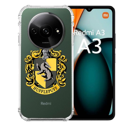 Coque Transparente Pour Xiaomi Redmi A3 Harry Potter Hufflepuff