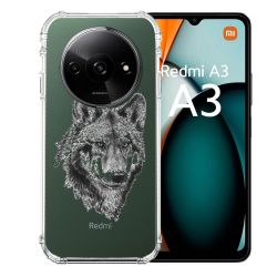 Coque Transparente Pour Xiaomi Redmi A3 Loup