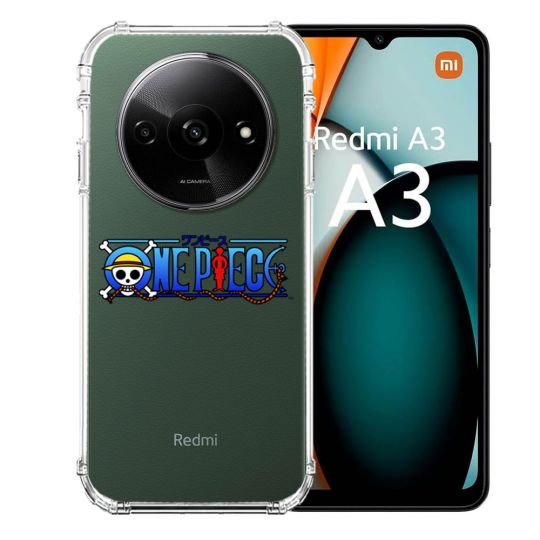 Coque Transparente Pour Xiaomi Redmi A3 One Piece Logo