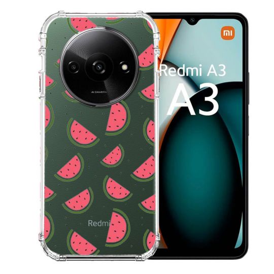 Coque Transparente Pour Xiaomi Redmi A3 Pasteque