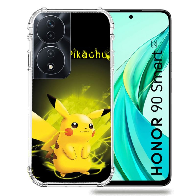 Coque Renforcée Pour Honor 90 Smart 5G Pokemon Pikachu Eclair