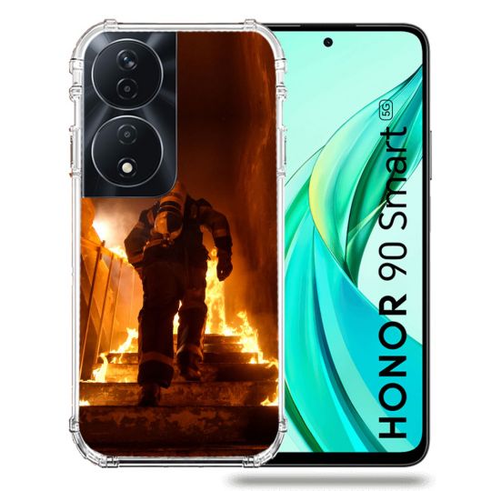 Coque Renforcée Pour Honor 90 Smart 5G Pompier Escalier