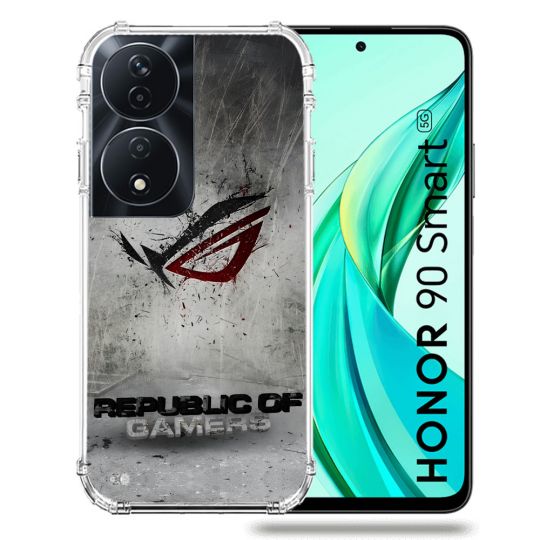 Coque Renforcée Pour Honor 90 Smart 5G ROG Gris