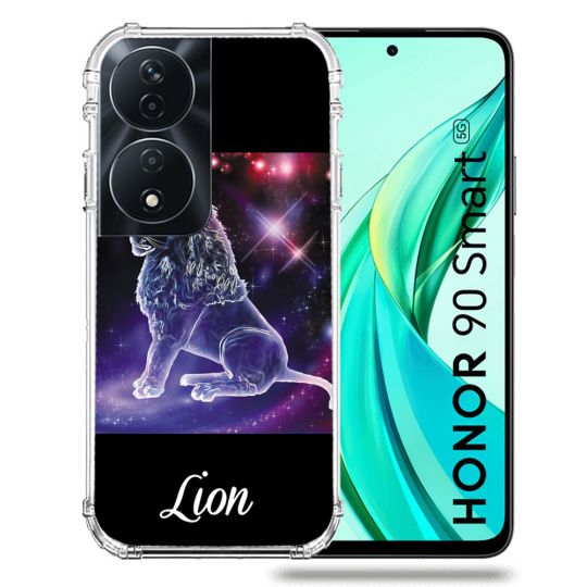 Coque Renforcée Pour Honor 90 Smart 5G Signe Zodiaque 2 Lion
