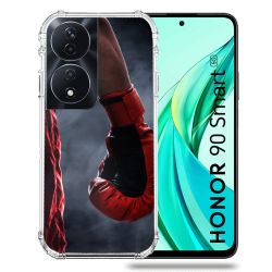 Coque Renforcée Pour Honor 90 Smart 5G Sport Boxe Gant Rouge