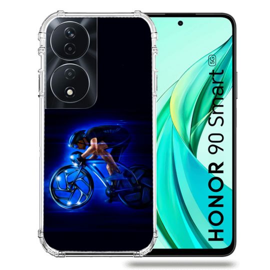 Coque Renforcée Pour Honor 90 Smart 5G Sport Cyclisme Bleu