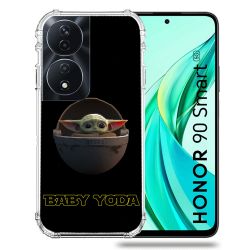 Coque Renforcée Pour Honor 90 Smart 5G Star Wars - Yoda bebe noir