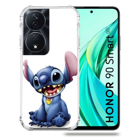 Coque Renforcée Pour Honor 90 Smart 5G Stitch Blanc
