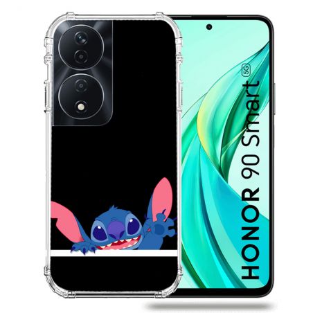 Coque Renforcée Pour Honor 90 Smart 5G Stitch Noir