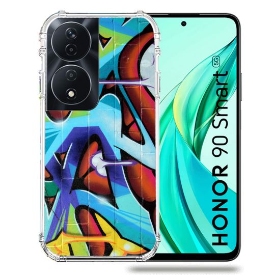 Coque Renforcée Pour Honor 90 Smart 5G Street Art Graf Color
