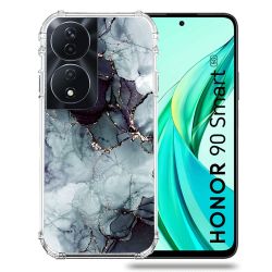 Coque Renforcée Pour Honor 90 Smart 5G Texture Marbre Gris