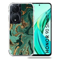 Coque Renforcée Pour Honor 90 Smart 5G Texture Marbre Vert