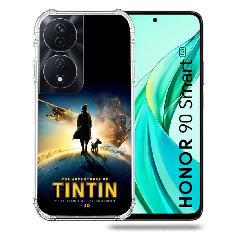 Coque Renforcée Pour Honor 90 Smart 5G Tintin Affiche