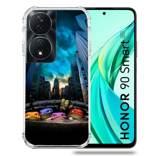 Coque Renforcée Pour Honor 90 Smart 5G Tortue Ninja Ville