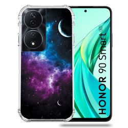 Coque Renforcée Pour Honor 90 Smart 5G Univers Bleu Violet