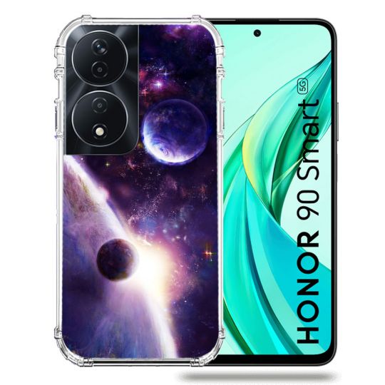 Coque Renforcée Pour Honor 90 Smart 5G Univers Planete Stellaire
