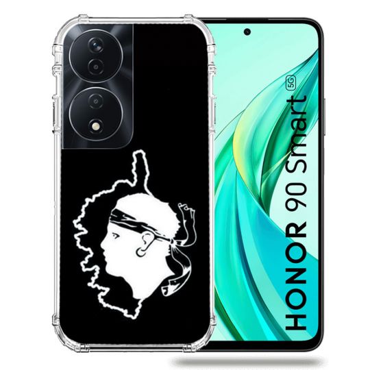 Coque Renforcée Pour Honor 90 Smart 5G Voyage Corse Noir