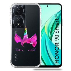 Coque Transparente Pour Honor 90 Smart 5G Licorne Paillette
