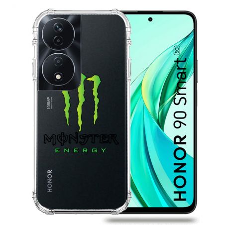 Coque Transparente Pour Honor 90 Smart 5G Monster Energy